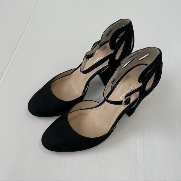 Guilhermina Posy cutwork strappy ankle strap heels Anthropologie feminine size 6 - Picture 4 of 10